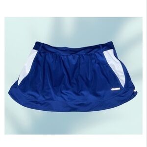 Adidas Climacool Royal Blue Athletic Gold Tennis Running Pull On Stretch Skort M